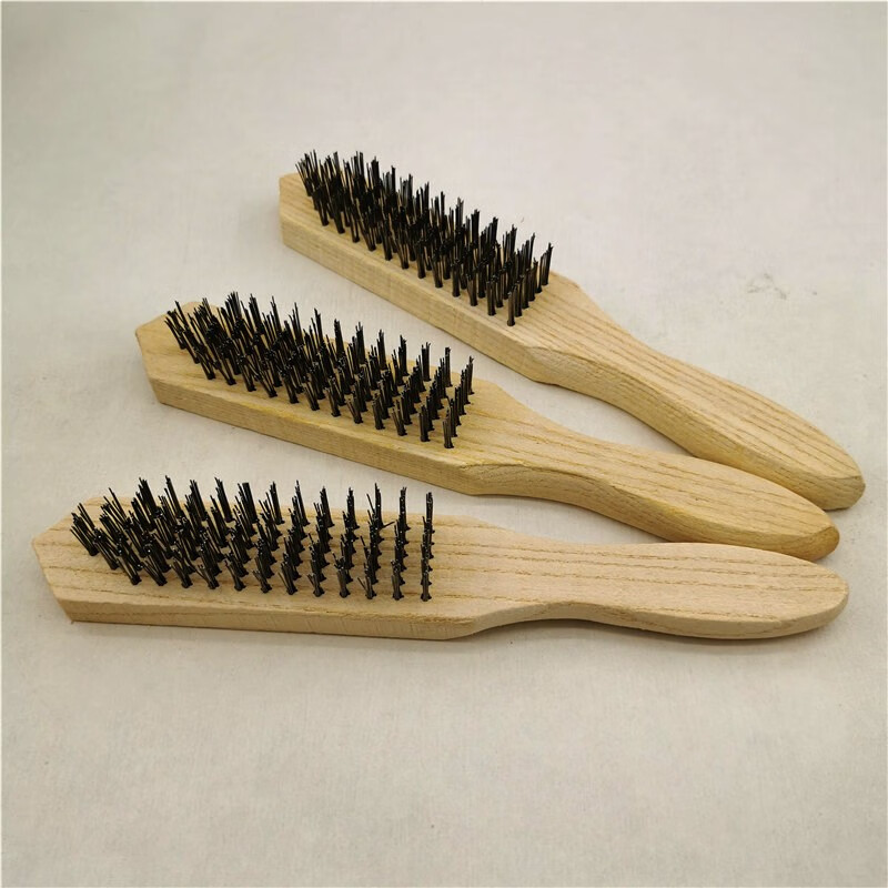 钢丝刷鱼鳞刨金属除锈清理刷鱼鳞刷刨鱼鳞专用刷粗丝钢丝刷子钉子鱼刷