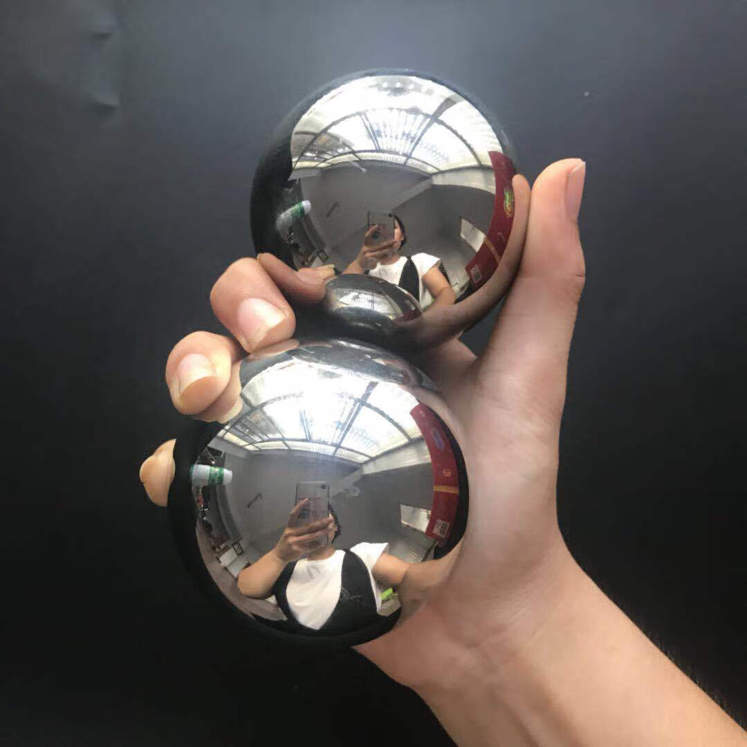 实心50mm 60m轴承钢 健身钢球 大钢珠手玩球 老年人保健球 锻炼球 一