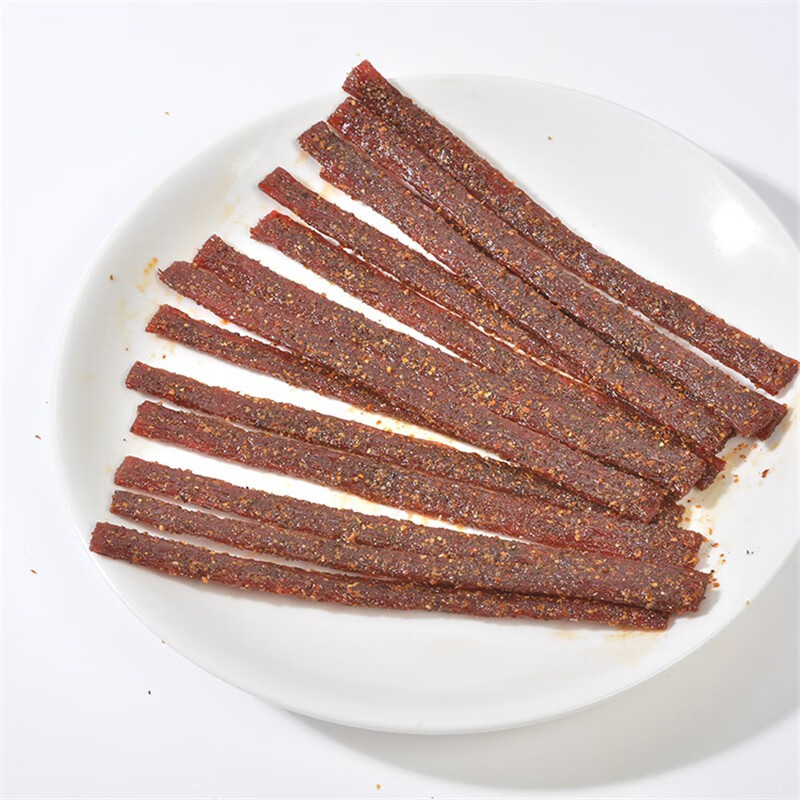 手撕牛肉 调味面制食品80克大包装 8090后重庆四川风味小吃零食品辣条