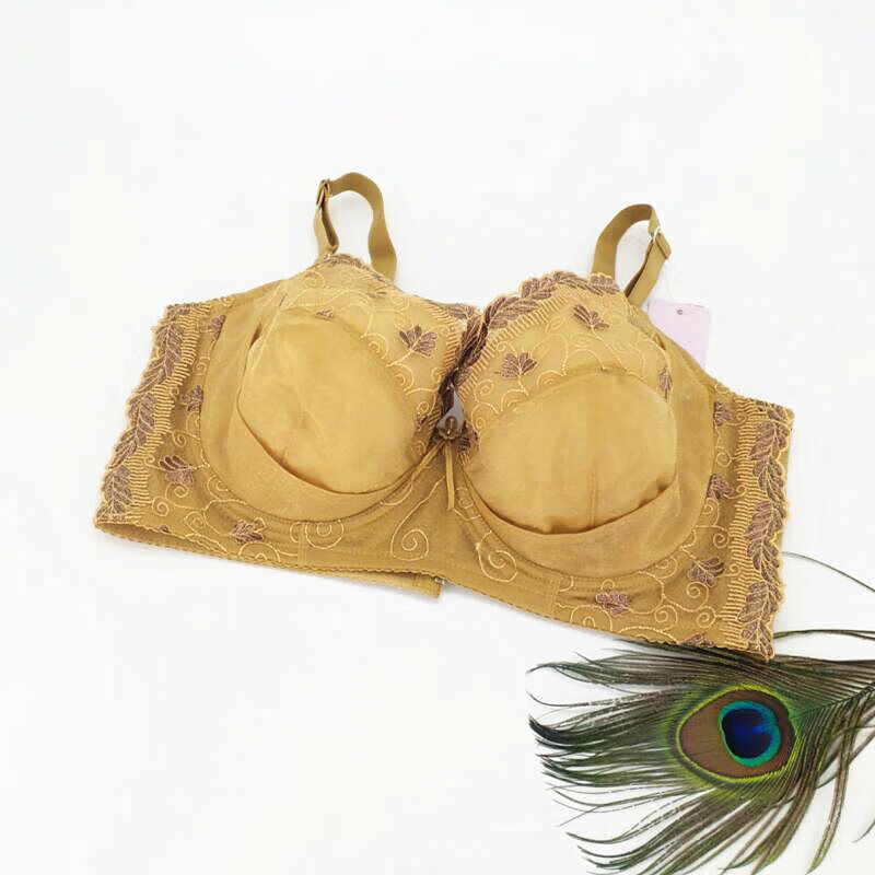 中脉laca拉卡塑身美体内衣文胸调整型收副乳防外扩聚拢胸罩a01金色