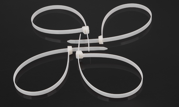 10400mm国标塑料卡扣黑色大号尼龙扎带一拉得绑带电线捆线固定条