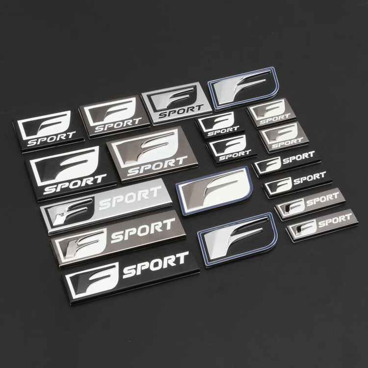 适用于雷克萨斯凌志isesrxnxct200改装fsport车标车贴尾标侧标fsport