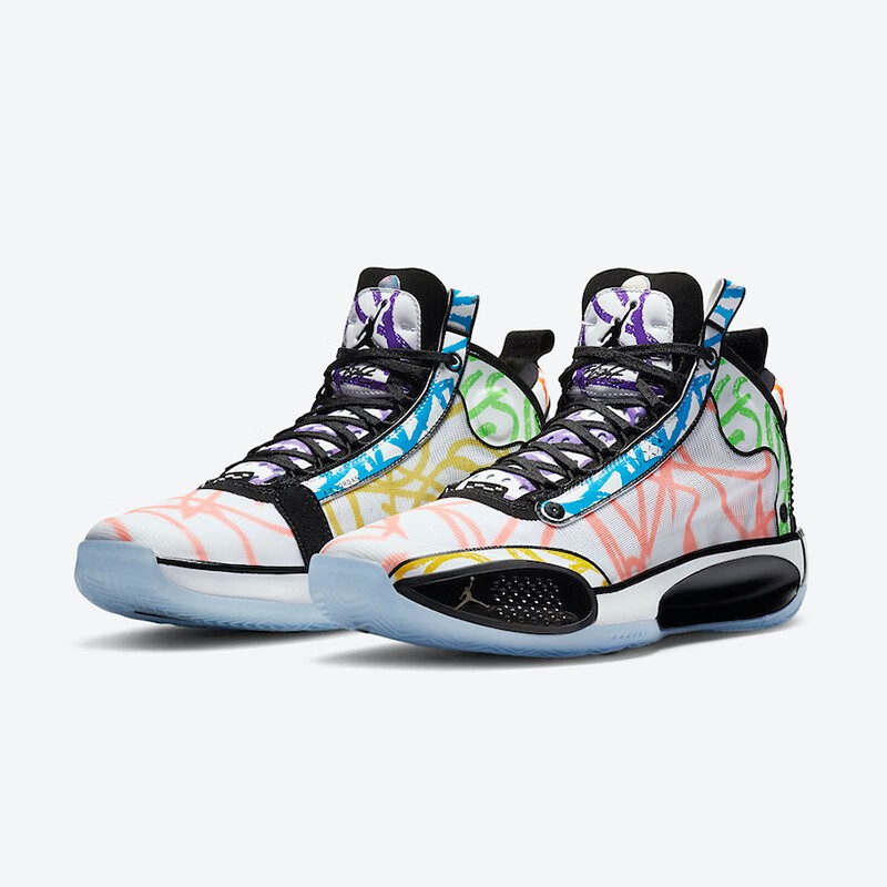 air jordan34 mid中帮aj34乔34 男子实战篮球鞋 黑绿 cz7750-003 43
