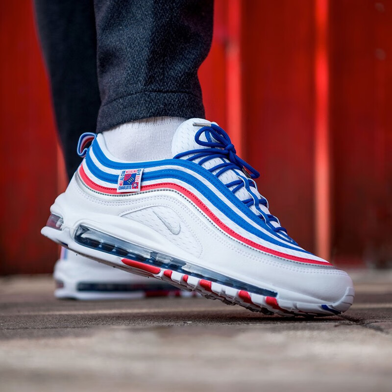耐克nike air max 97城市限定上海首尔万花筒回到未来雾霾蓝笑脸白银