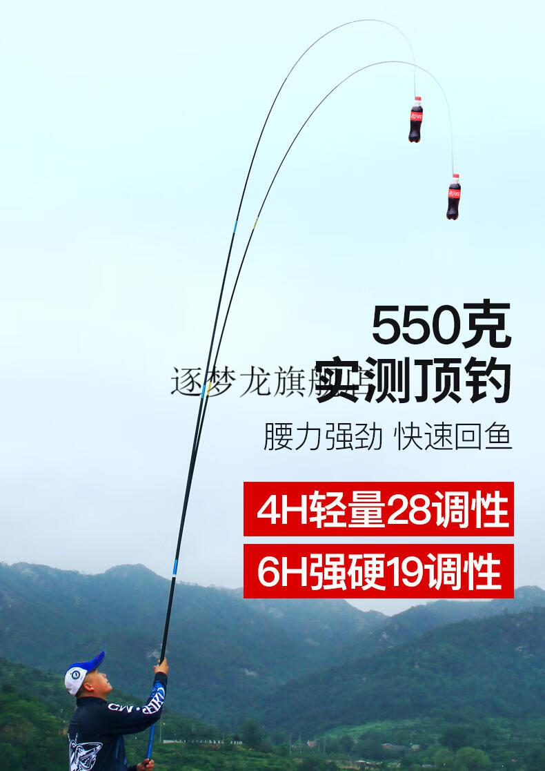 2022新款名伦金枪三代官方旗舰鲤鱼竿伽玛精工鱼竿超轻伽玛精工黑岩