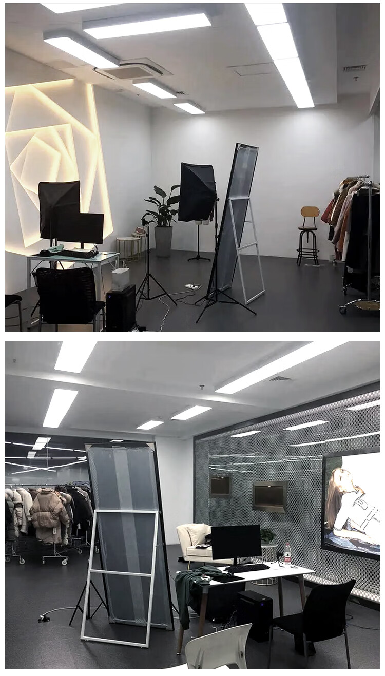 慧卓灯饰led直播间吊灯服装店吊顶直播灯超市主播灯简约超亮办公室
