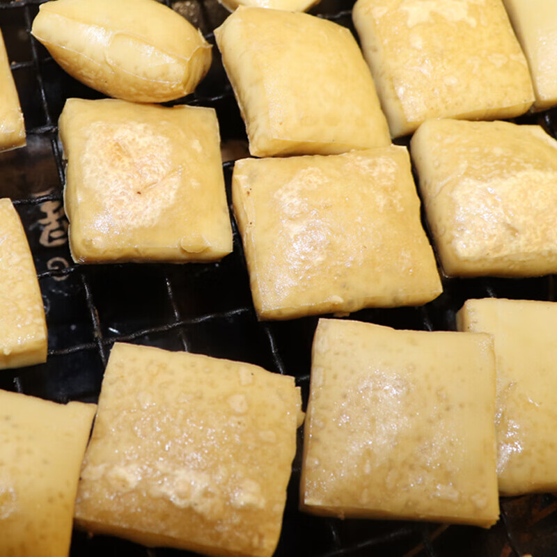 贵州特产贵阳烧烤烙锅爆浆小豆腐包浆豆腐嫩豆干牙签豆腐商用550g