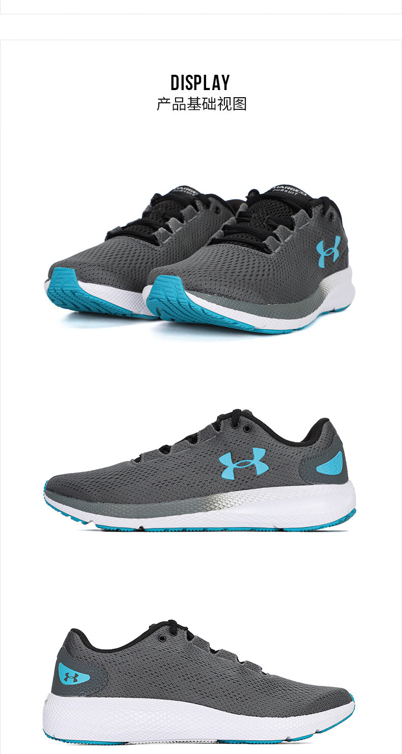 under armour安德玛ua男鞋 2022春季新款运动训练低帮休闲跑步鞋