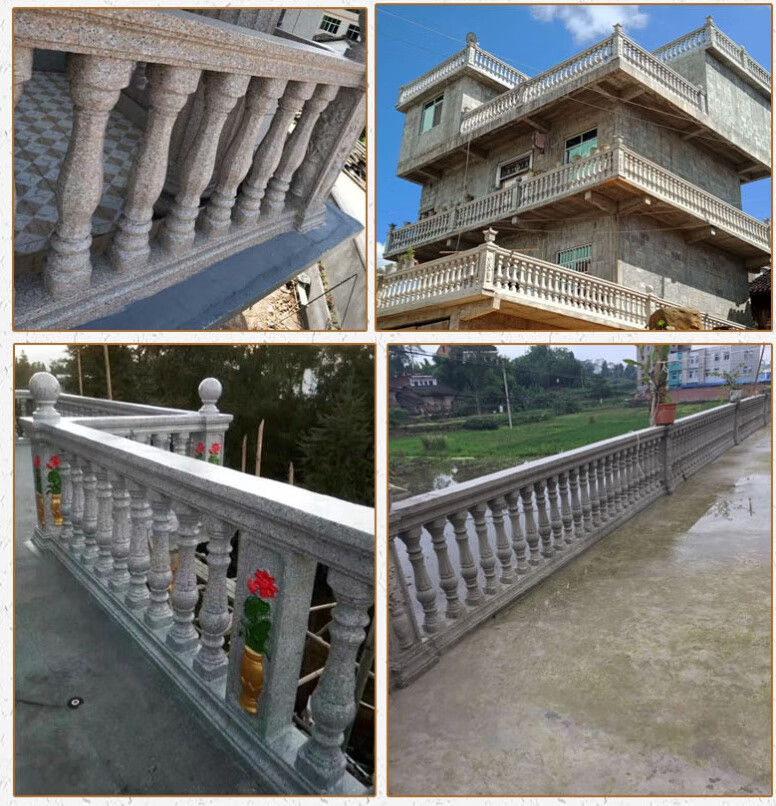 建筑模板阳台护栏罗马柱模具水泥栏杆方形葫芦花瓶柱85公分三角花款