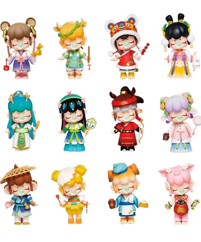 网红盲盒十二生肖系列手办玩具摆件凤凰鼠牛虎兔龙蛇马羊猴鸡狗猪指定