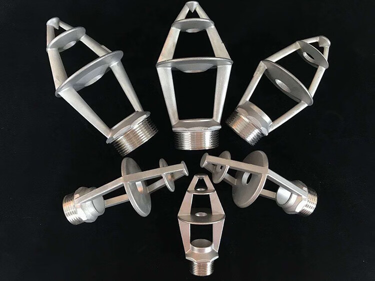 定制304不锈钢喷嘴冷却塔喷头花篮三溅式机械配件河北华强外螺纹三盘