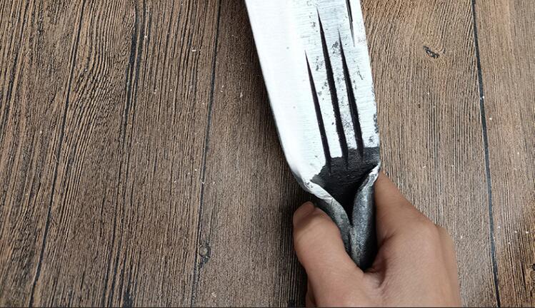 杀猪放血专用刀杀猪尖刀苗家匠人手工纯手工铁柄杀猪刀屠夫专用屠宰刀