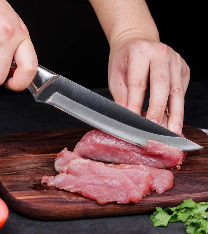 不锈钢屠宰专用刀肉联厂专用切肉剔骨分割刀剥皮具厨房刀具分割刀含