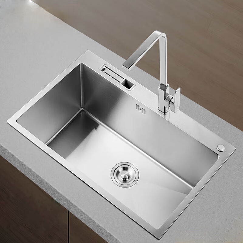 德国工艺高端加厚不锈钢水槽手工洗菜盆厨房洗碗池子大小单槽双槽d