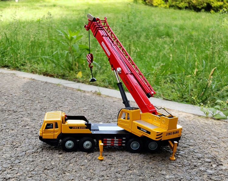 1:50重型起重机大吊车合金工程车汽车模型玩具车仿真金属吊车模型