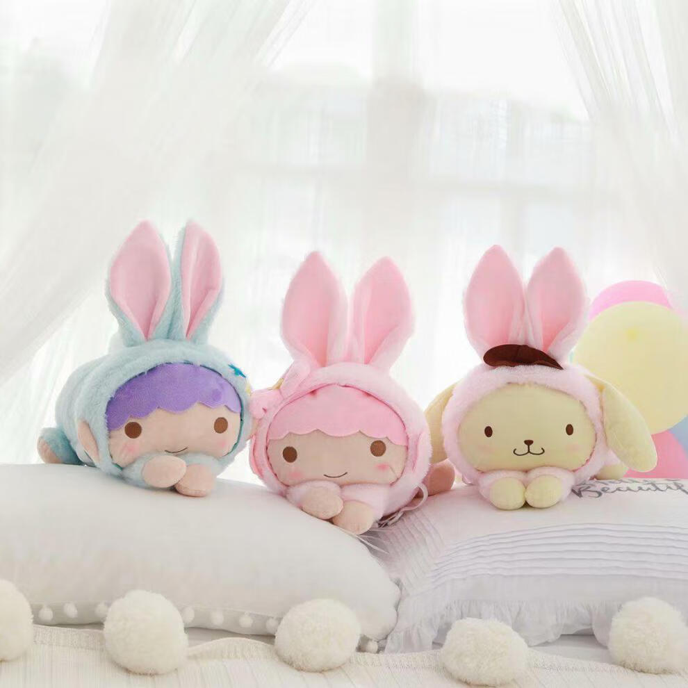 月桂狗公仔ins网红玉桂狗公仔大耳狗玩偶少女心娃娃趴兔娃娃午睡抱枕