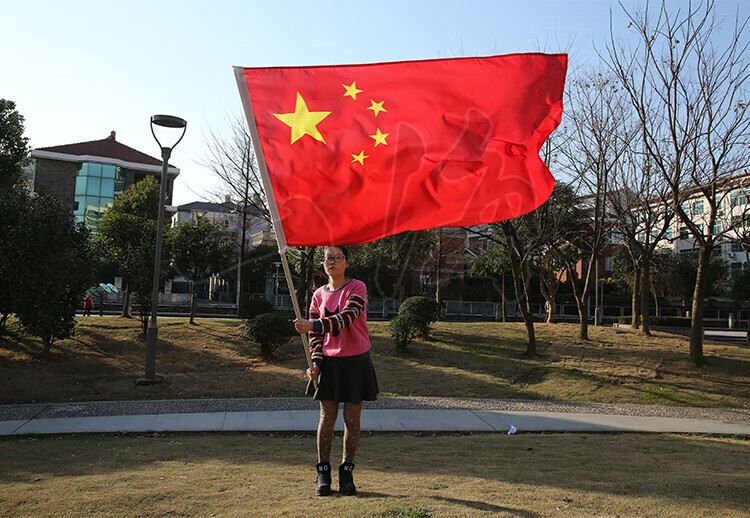 腾澜纳米防水五星红旗中国党旗国庆节装饰旗帜标准4号5号3号2号1旗杆