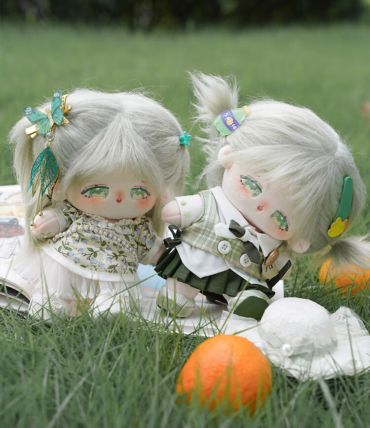 棉花娃娃超便宜【古力古力】#么么山茶花#棉花娃娃公仔女20cm裸娃衣服