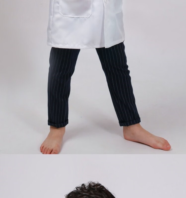 度实验服儿童白大褂小朋友医生服幼儿小孩白大衣科学家扮演服科学服装