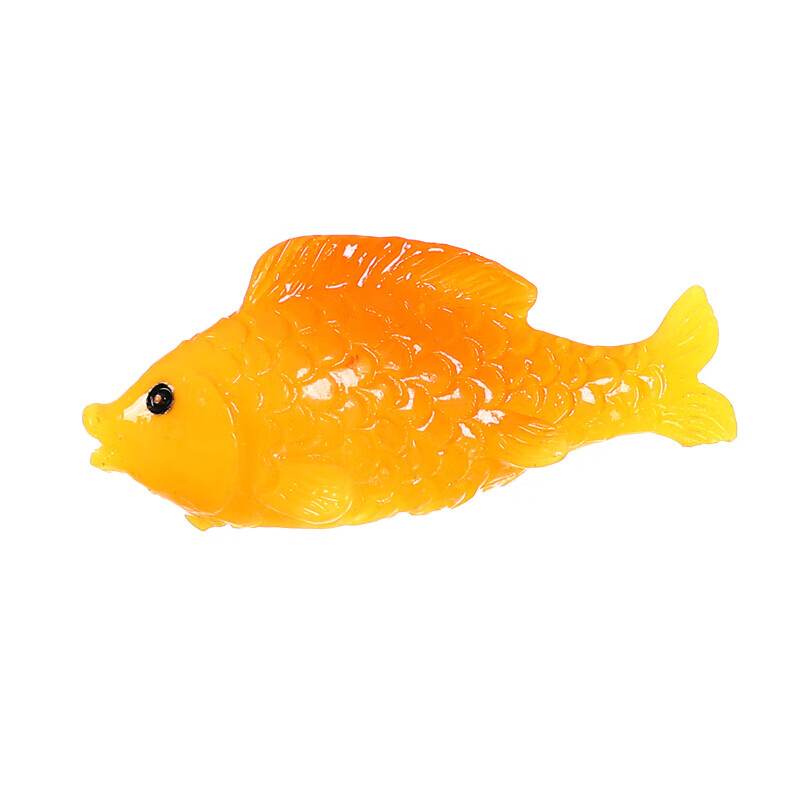 景观仿真可爱小金鱼小鱼动物水下景观模型迷你鲤鱼树脂玩具沙盘小摆件