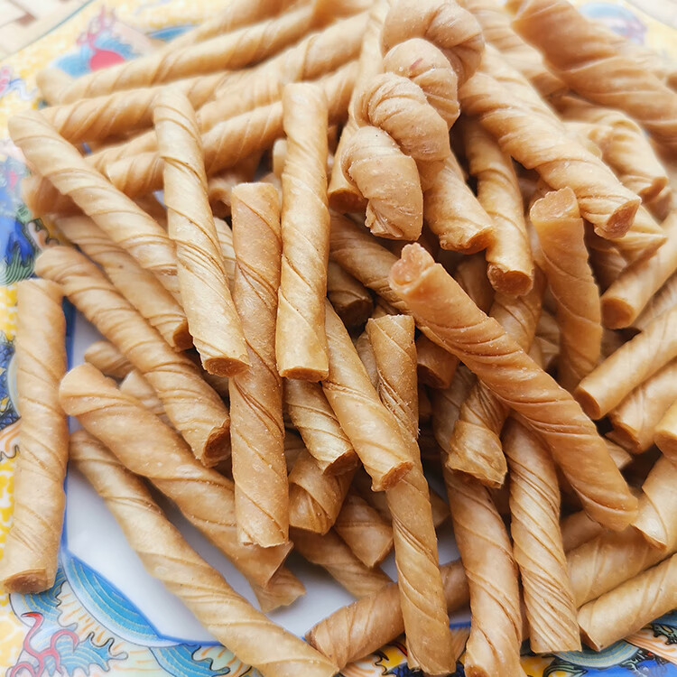 橙伯乐豆筋卷人造肉豆制品苏北特产手工辣条麻辣串关东煮材料500克