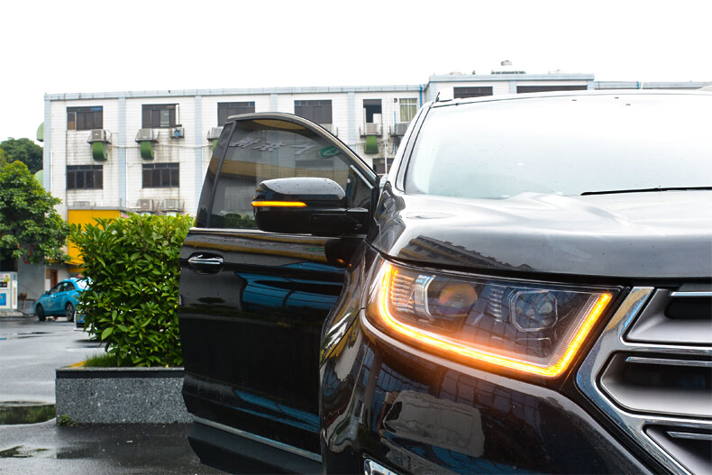 适用于福特15-21款新锐界流水转向灯锐界plus改装后视镜led流光灯