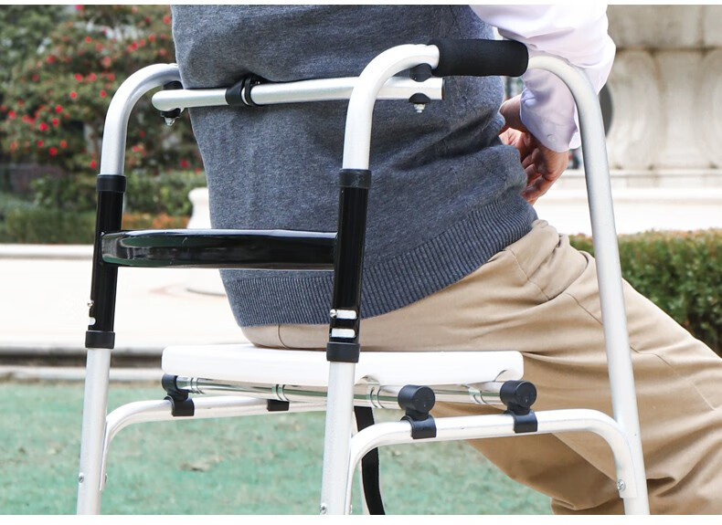 鱼跃同款 残疾人助行器康复走路辅助器助步器老年拐杖马桶扶手架老人