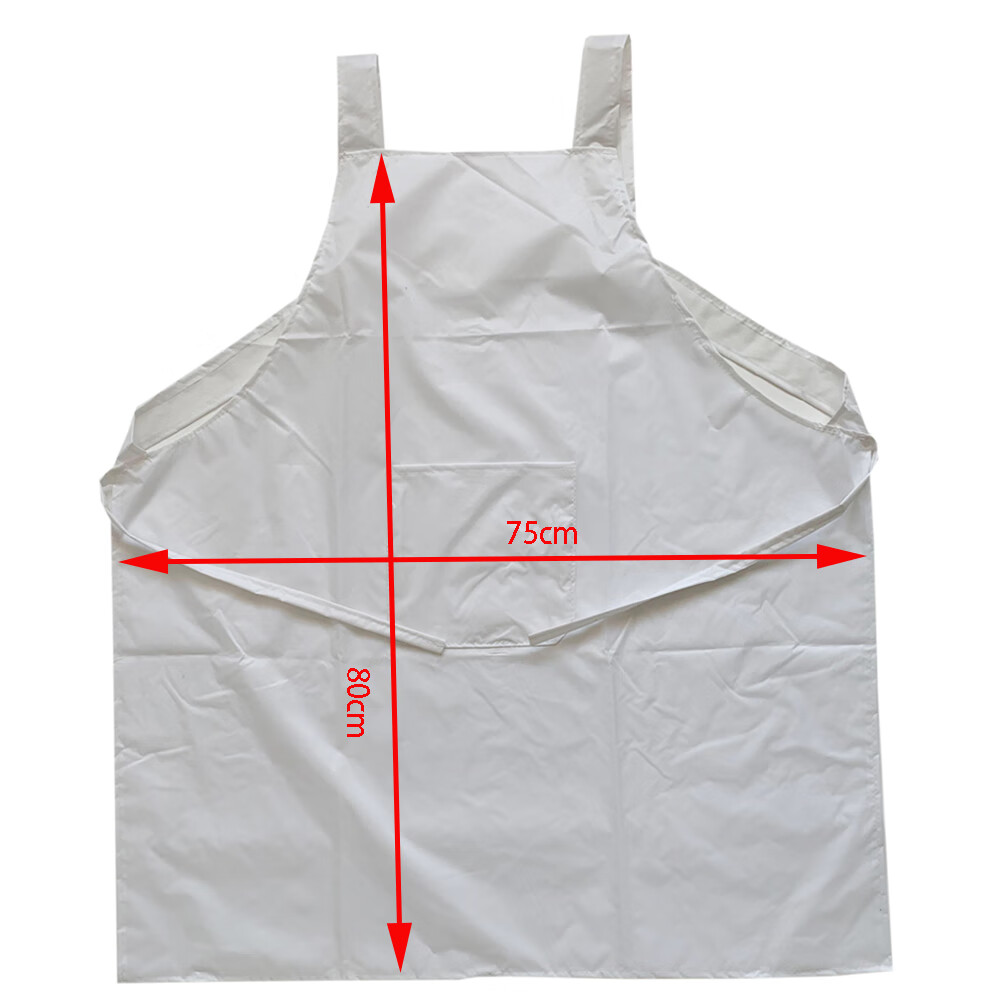 丫击击洗菜防水布围裙双肩带防水防油围腰裙食品游泳馆食堂厨房围巾