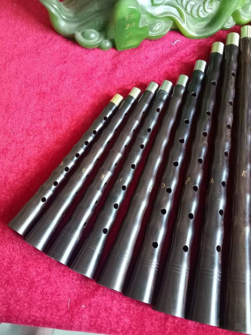 唢呐杆子a降b小g小fedc调配套唢呐配件 乌木黑檀木唢呐杆乐器配件