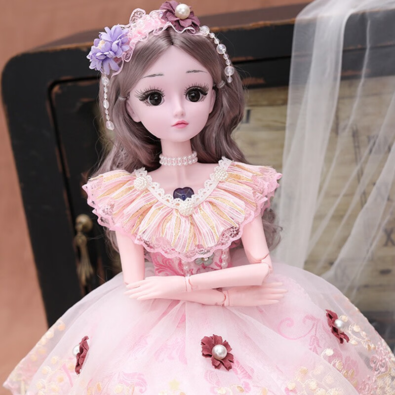 唱歌可眨眼智能语音对话60厘米大号洋娃娃玩具公主过家家儿童玩具女孩