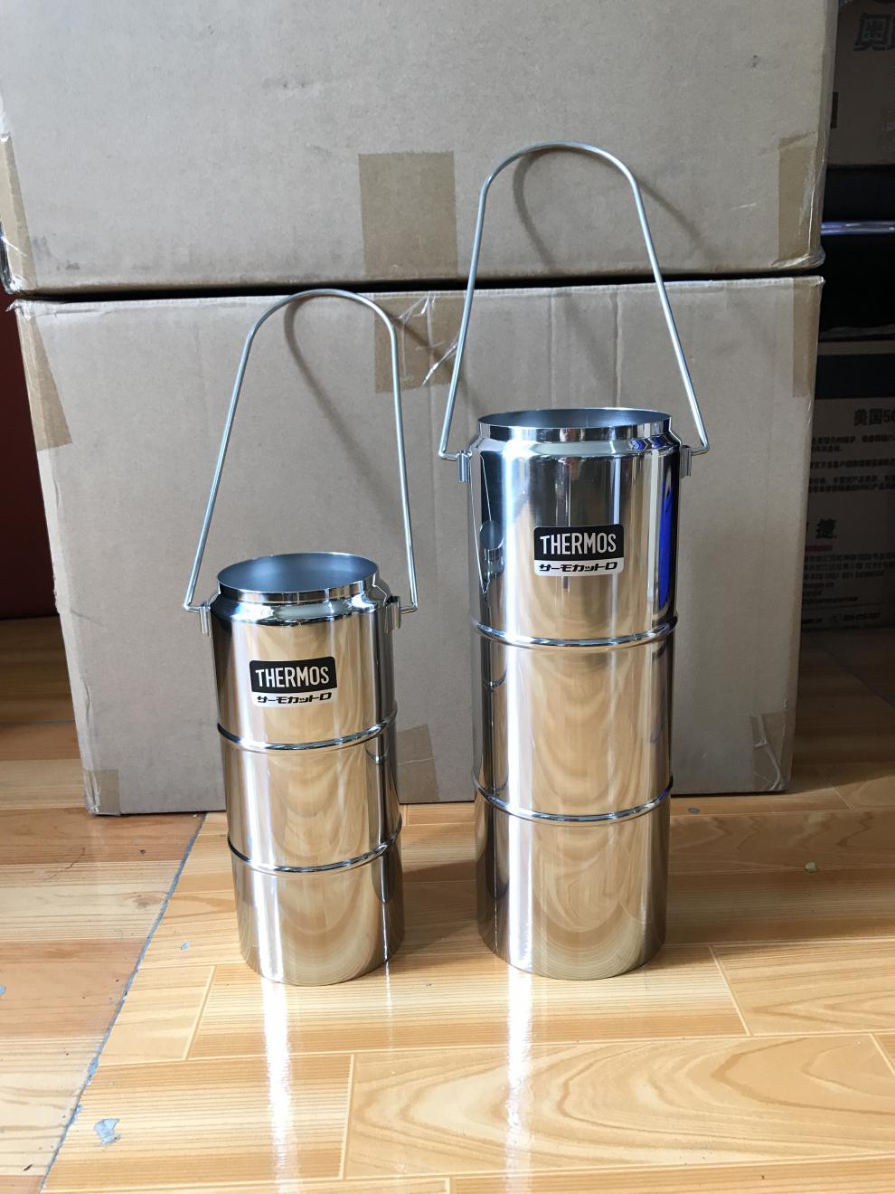 进口thermos广口液氮罐杜瓦瓶300ml500ml高真空不锈钢1l2l3l6l驭舵