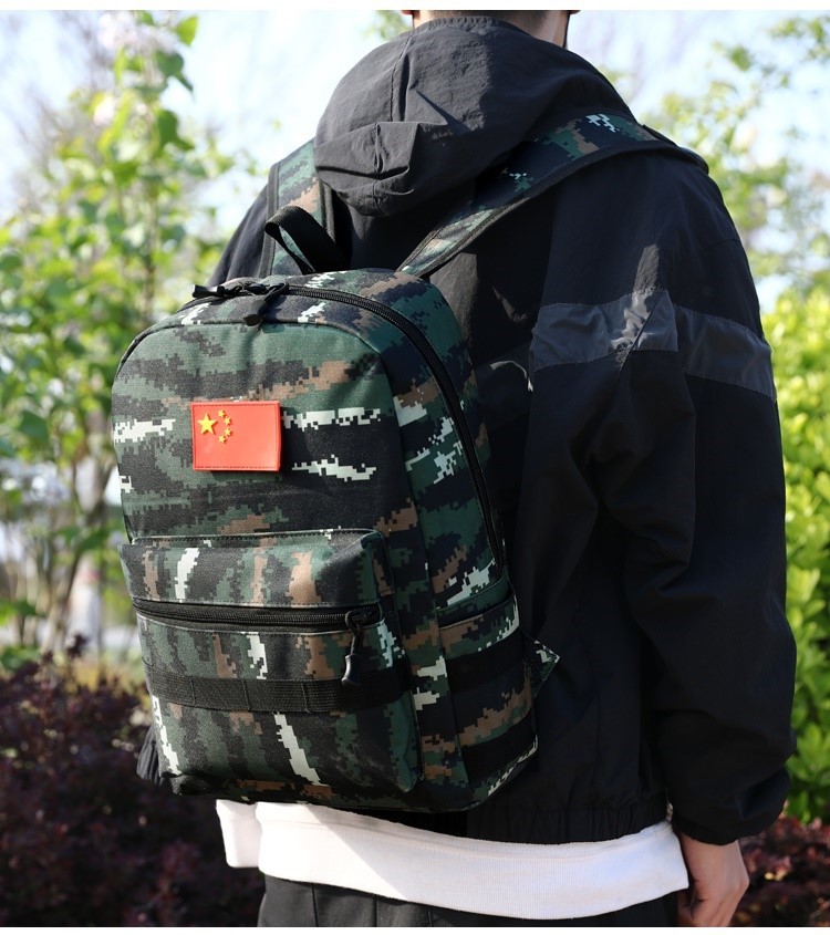 专用背包迷彩背囊男女双肩包军训军迷书包时尚学生日韩中学生acu迷彩l