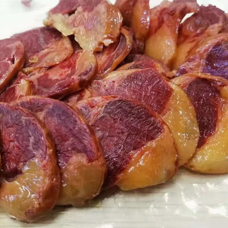 熏马肠新疆正宗伊犁哈萨克特产马肉新鲜马肠子肠熏马肉新疆 熏马肠 熏