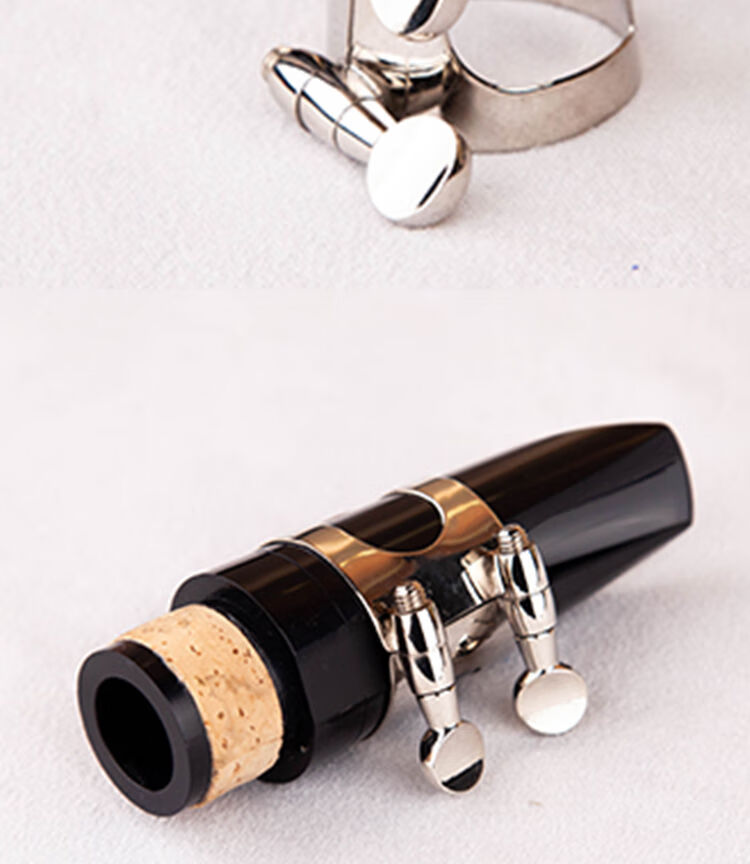 单簧管黑管降b调胶木笛头4c风口古典流行乐通用配笛头帽金属卡子