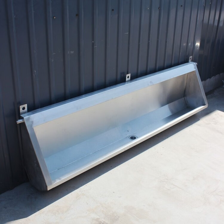 定制不锈钢小便池立式双层公共挂墙式落地小便池学校不锈钢小便槽