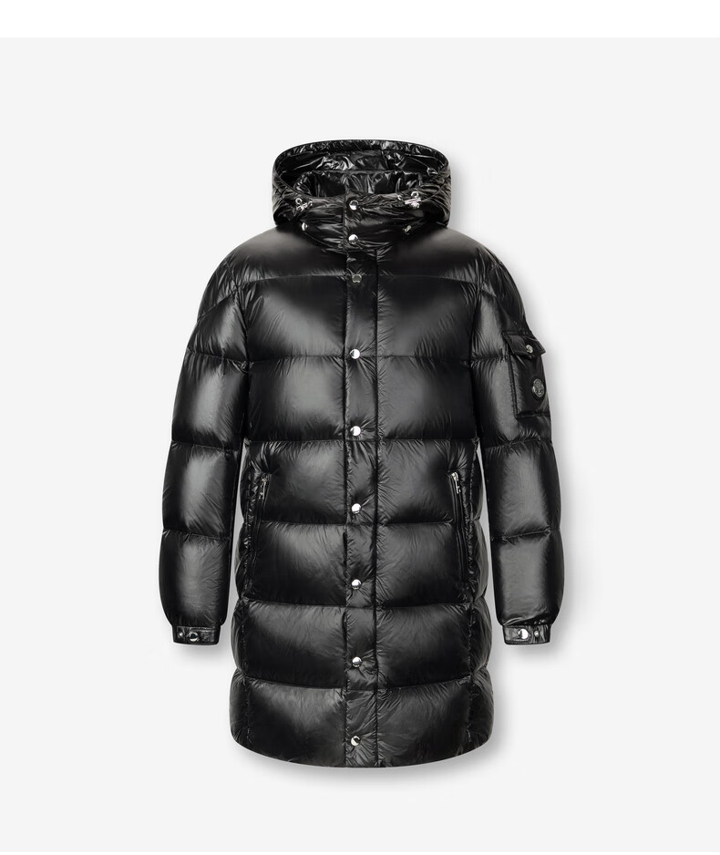 karllagerfeld粗绗缝长羽绒服216n1504黑色46