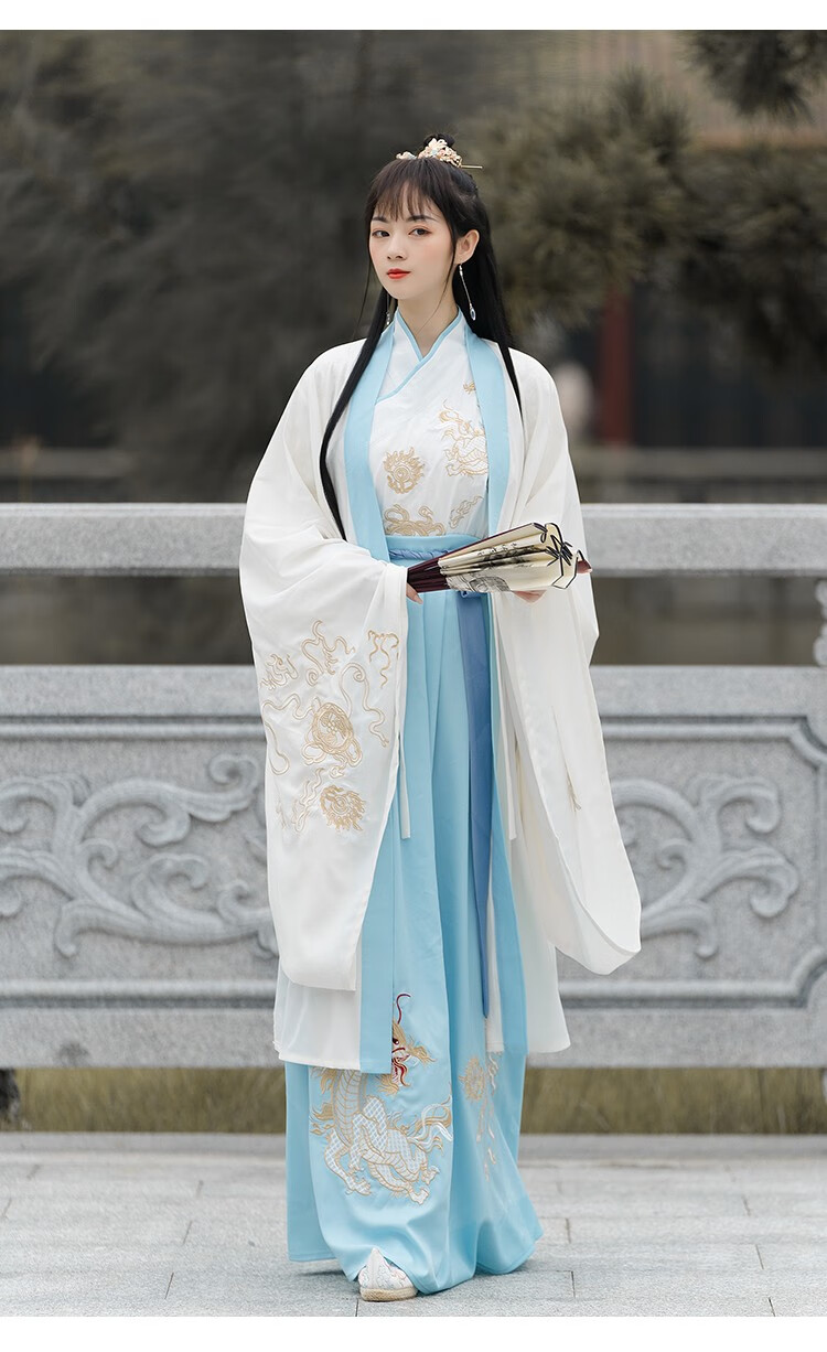 汉服男古风男士仙气飘逸交领古装侠客书生中国风学生套装h款男全套