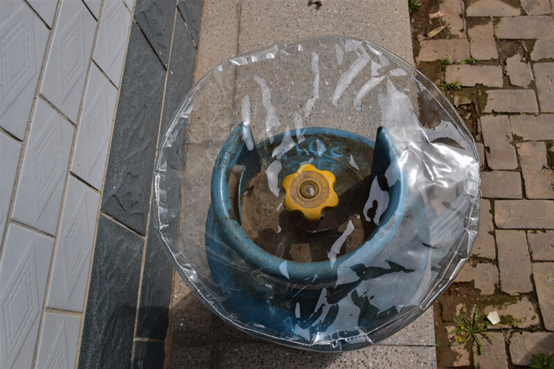 煤气罐保护罩 煤气罐罩子保护套防晒防护罩套罩装饰防水液化气钢瓶