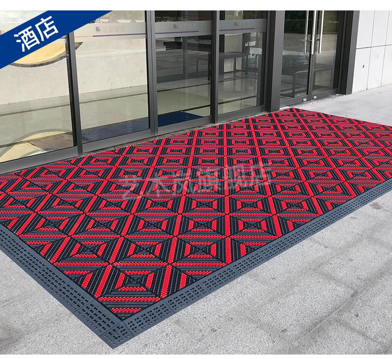 酒店大堂门口垫子酒店大门口地垫进门迎宾商用入户门户外室外防滑脚垫