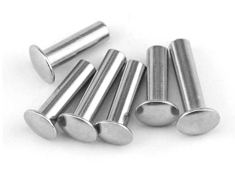 静璇304不锈钢扁圆头铆钉 大扁头铆钉 半空心铆钉m6 6*16【20只】