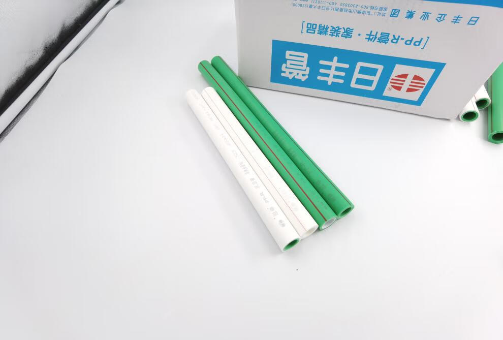 日丰ppr冷热水管日丰管佛山日丰ppr水管冷热水家装双层双色管绿管热熔