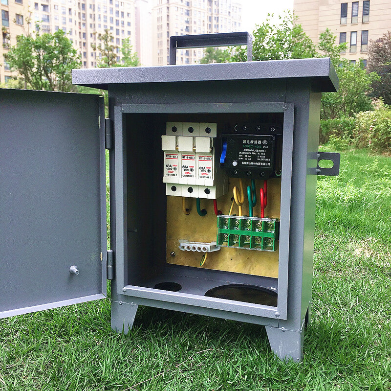 移动配电箱三相金峰三相380v电工地临时接线配电箱防雨移动手提式三级