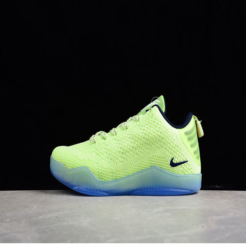 纯原科比11代kobe巴塞罗那运动篮球鞋编织透气耐磨实战学生比赛 日落