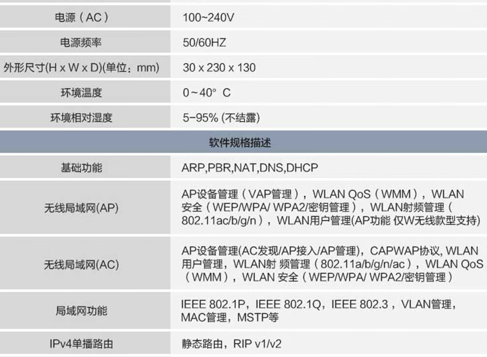华为(huawei)ar100系列企业级千兆路由器 ar1220c-s 5ge wan,8ge lan