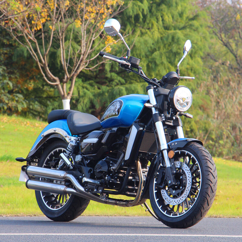 ur复古太子摩托车突破者美式巡航太子车大排量重机车跨骑车国产仿哈雷