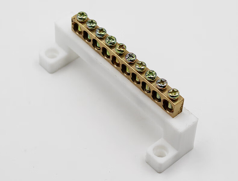 seiso零线排高桥型零地排5位7位10位零线端子排导电零排铜条排配电箱