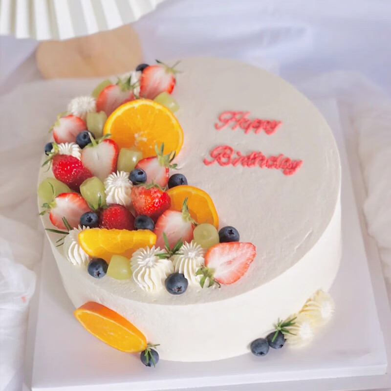 无糖蛋糕全国预定同城配送生日蛋糕男士父母爱人儿童网红新鲜奶油