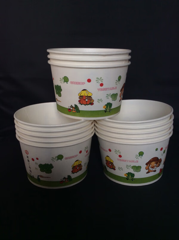 一次性纸碗 餐盒 碗筷2号 打包碗 外卖碗 纸碗