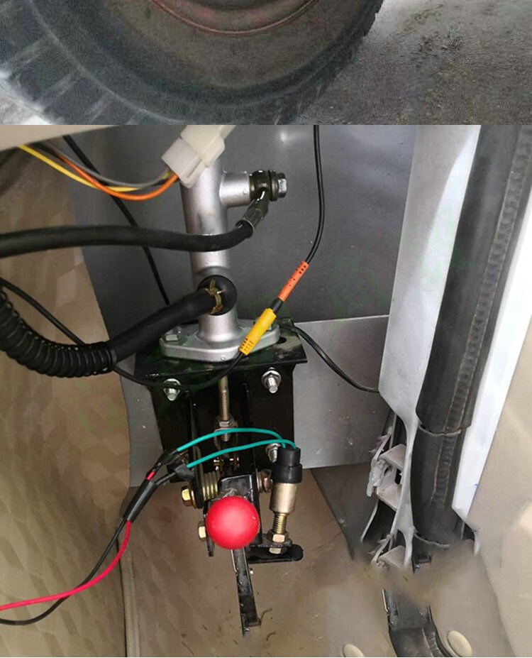 电动三轮车前后轮鼓刹改装碟刹套件后桥碟刹总成鼓改油刹通用配件