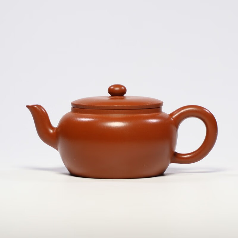趯黙宜兴紫砂壶原矿朱泥壶工艺美术师刘志明手工泡茶壶功夫茶具梨型约